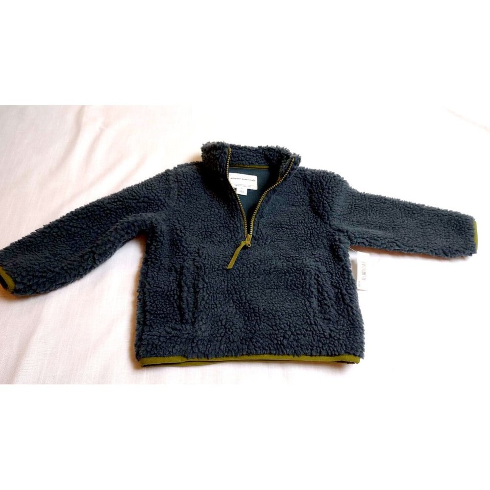 Amazon Essentials NWT Soft fuzzy fleece Zip Jacket Kid’s Size 2 T